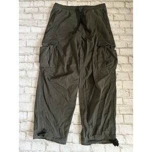 Abercrombie & Fitch Pants Large Green Ultra Baggy Cargo Wide Leg Skater